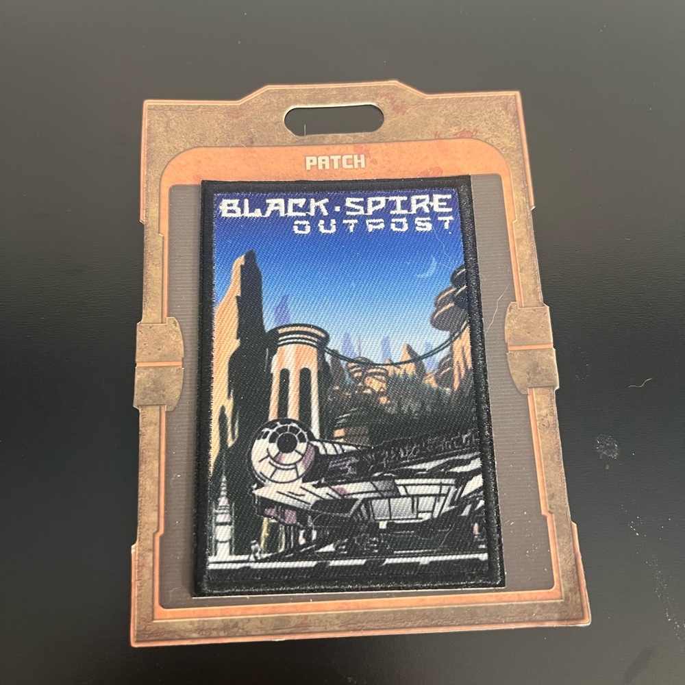 Disney Black Spire Outpost Patch - Black and Blue